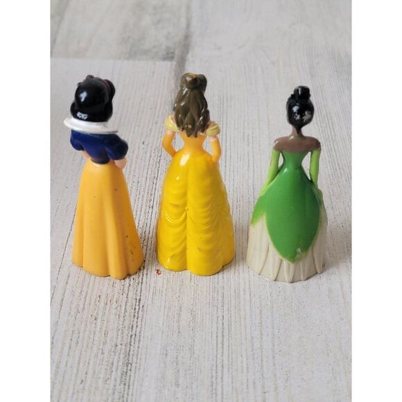 Snow White Bell beauty Beast Tiana princess frog set Disney Pixar toy - Picture 7 of 12